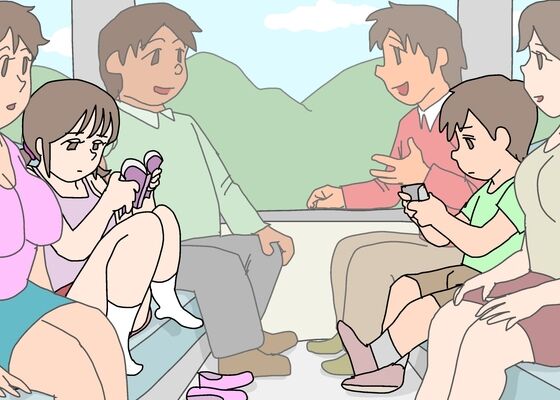 【CG图集】[Rakugaki] Ryokousaki de Shiriatta Kazoku Doushi (GIF Parapara Manga)