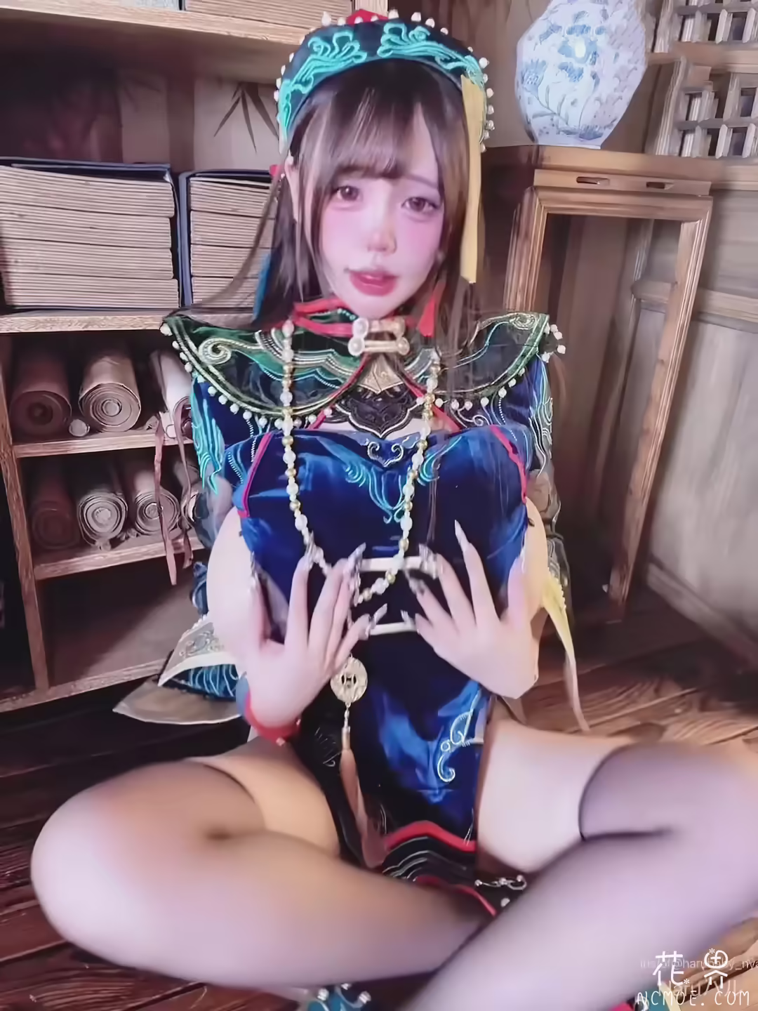 【在线视频】Haru哈噜&萧婷安 - 黑丝僵尸娘 神级N罩杯巨乳 纯欲福利姬