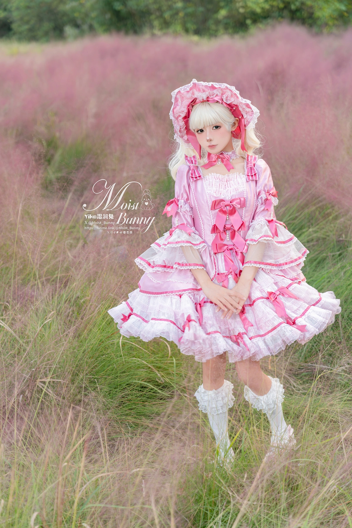 【写真杂志】Cosplay 黏黏团子兔 – 丝绒粉黛