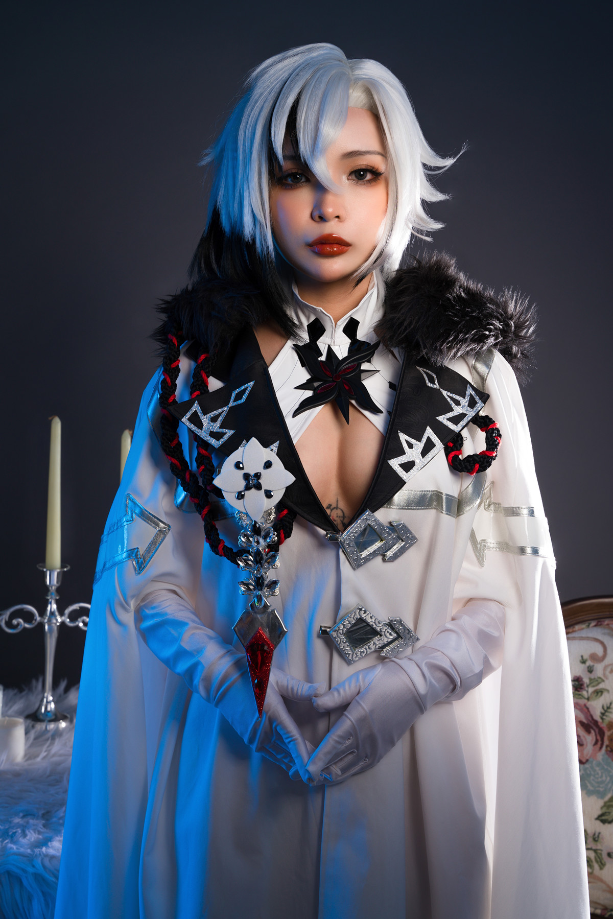 【在线套图】Cosplay Umeko.J Arlecchino Set.01